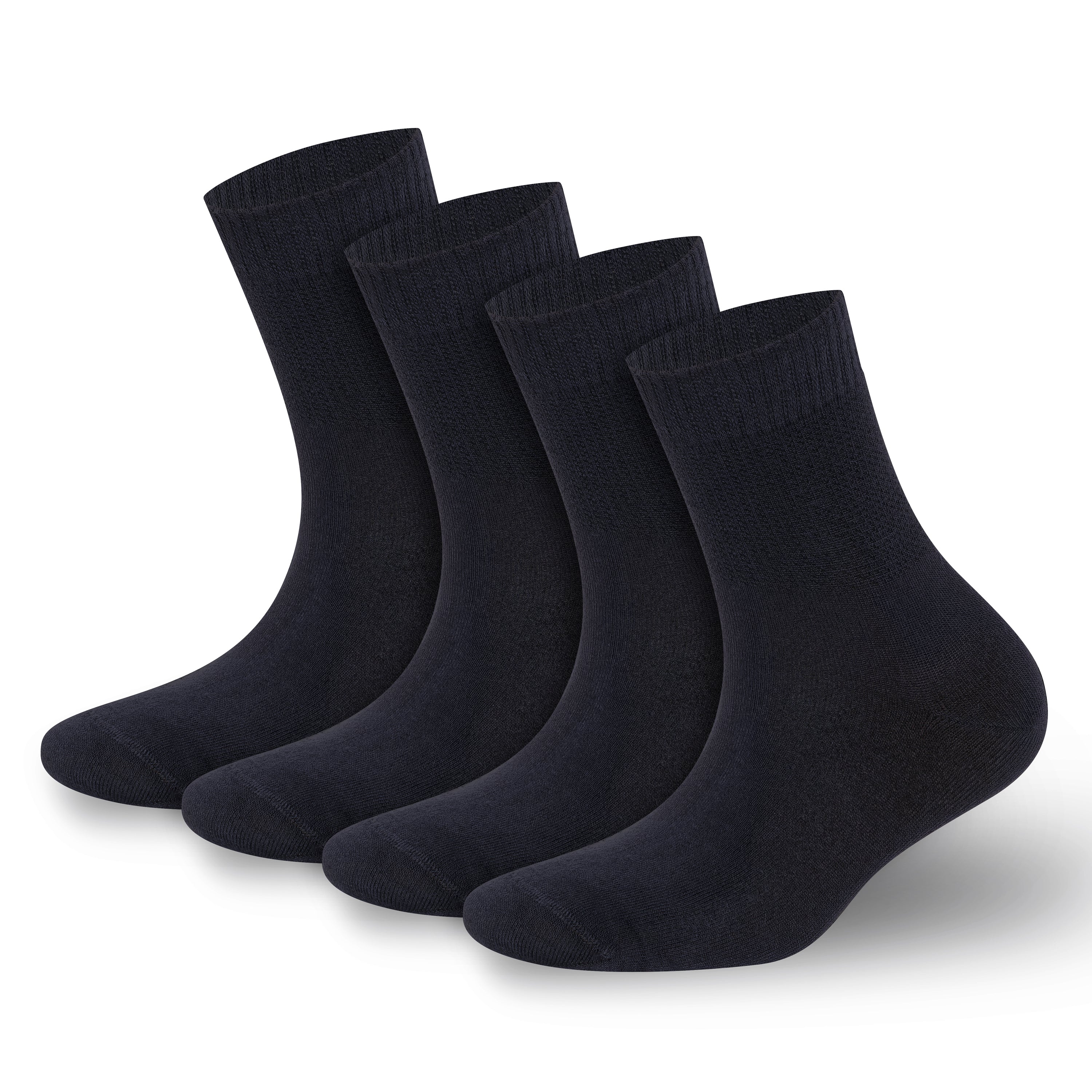 Bambooven Mens & Womens Rayon Made from Bamboo Diabetic 4 Pairs Ankle Socks - Bambooven