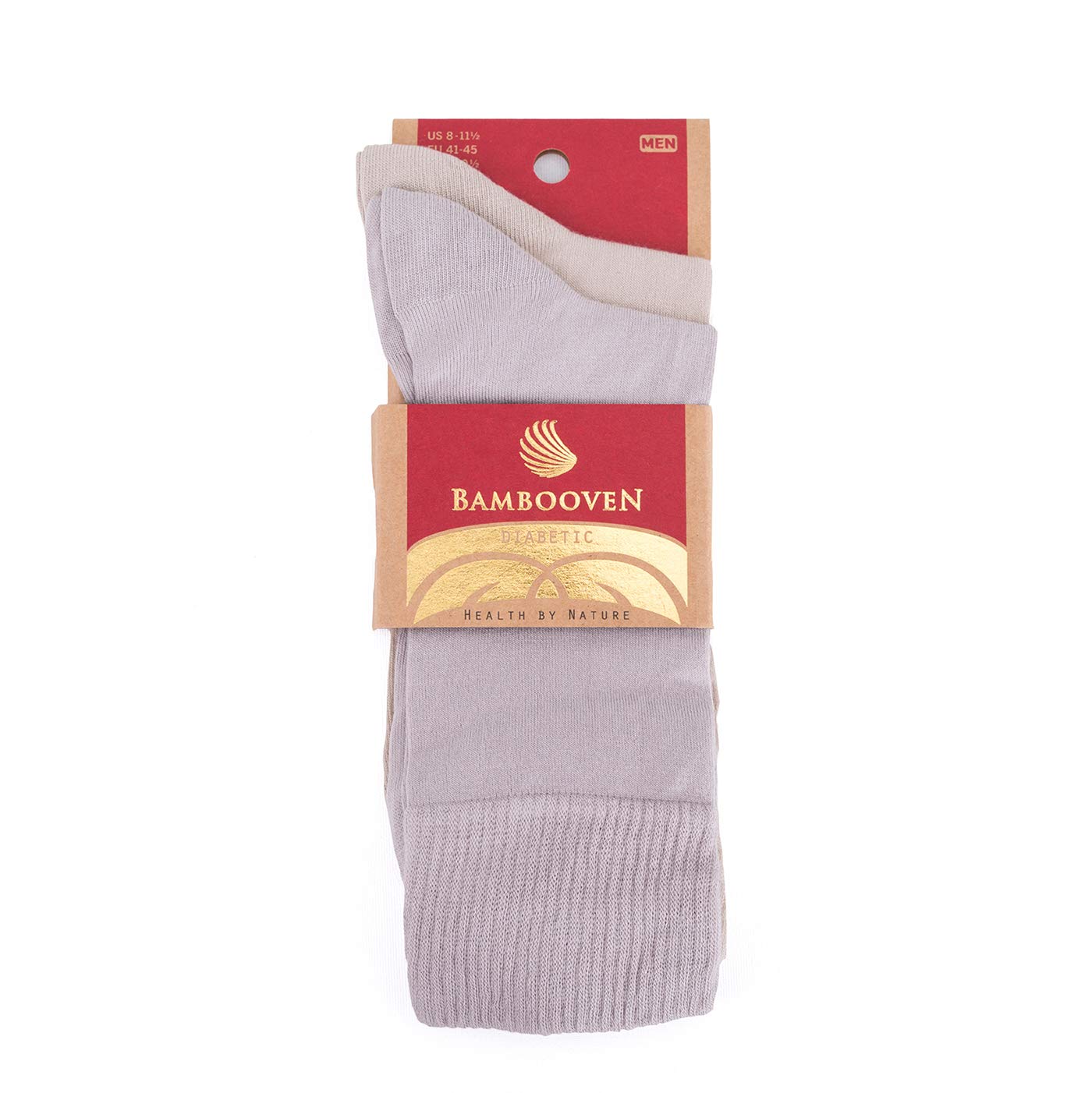 Bambooven Men’s Diabetic Socks - (2 Pack) - Bambooven