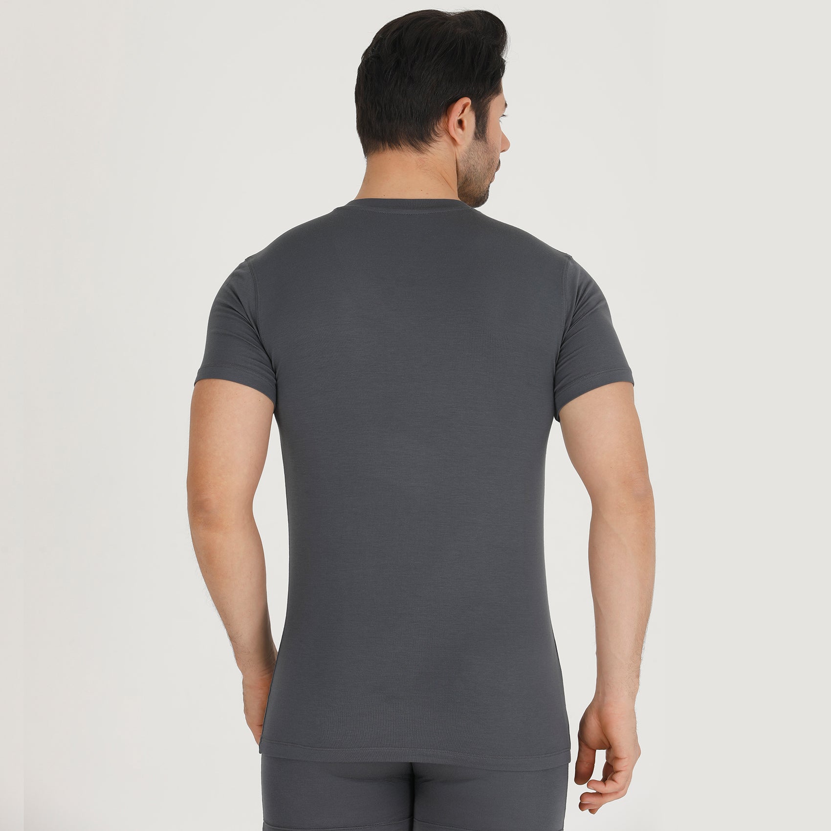 Men's Bamboo V-Neck Undershirt (3 Pack) - Bambooven