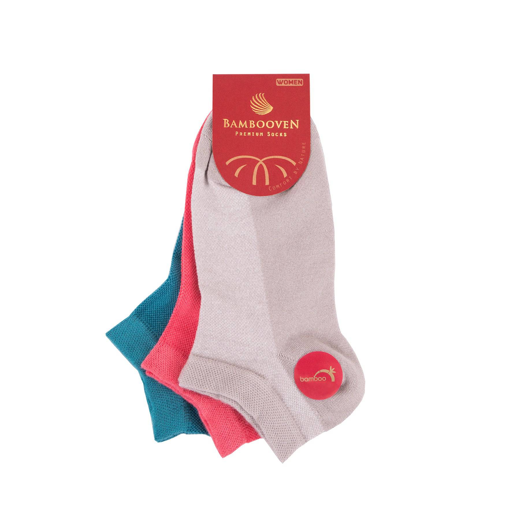 Bambooven Women’s Casual Ankle Socks – Soft & Breathable (3 Pack) - Bambooven