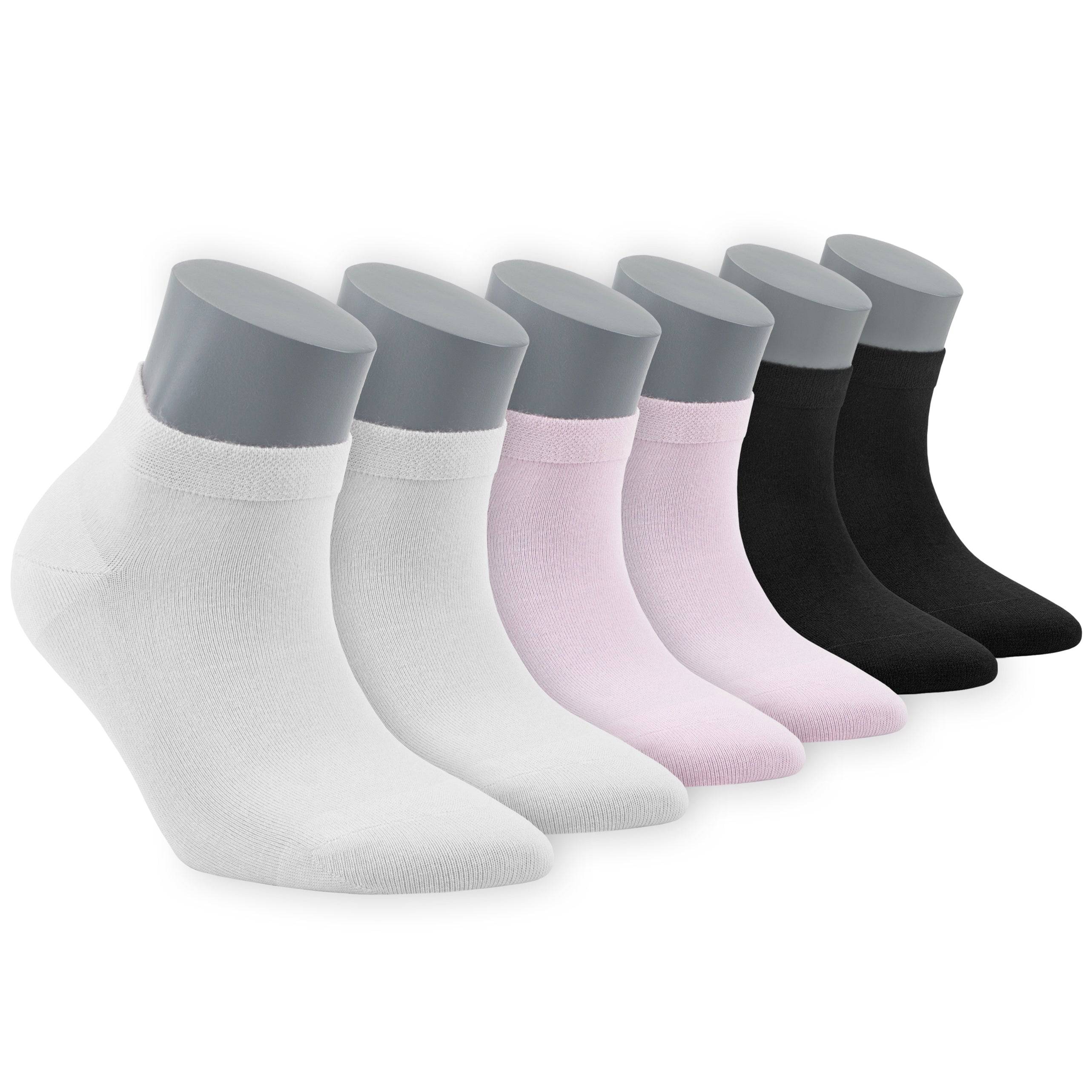 Bambooven Women’s Casual Ankle Socks – Soft & Breathable Bamboo (6 Pack) - Bambooven