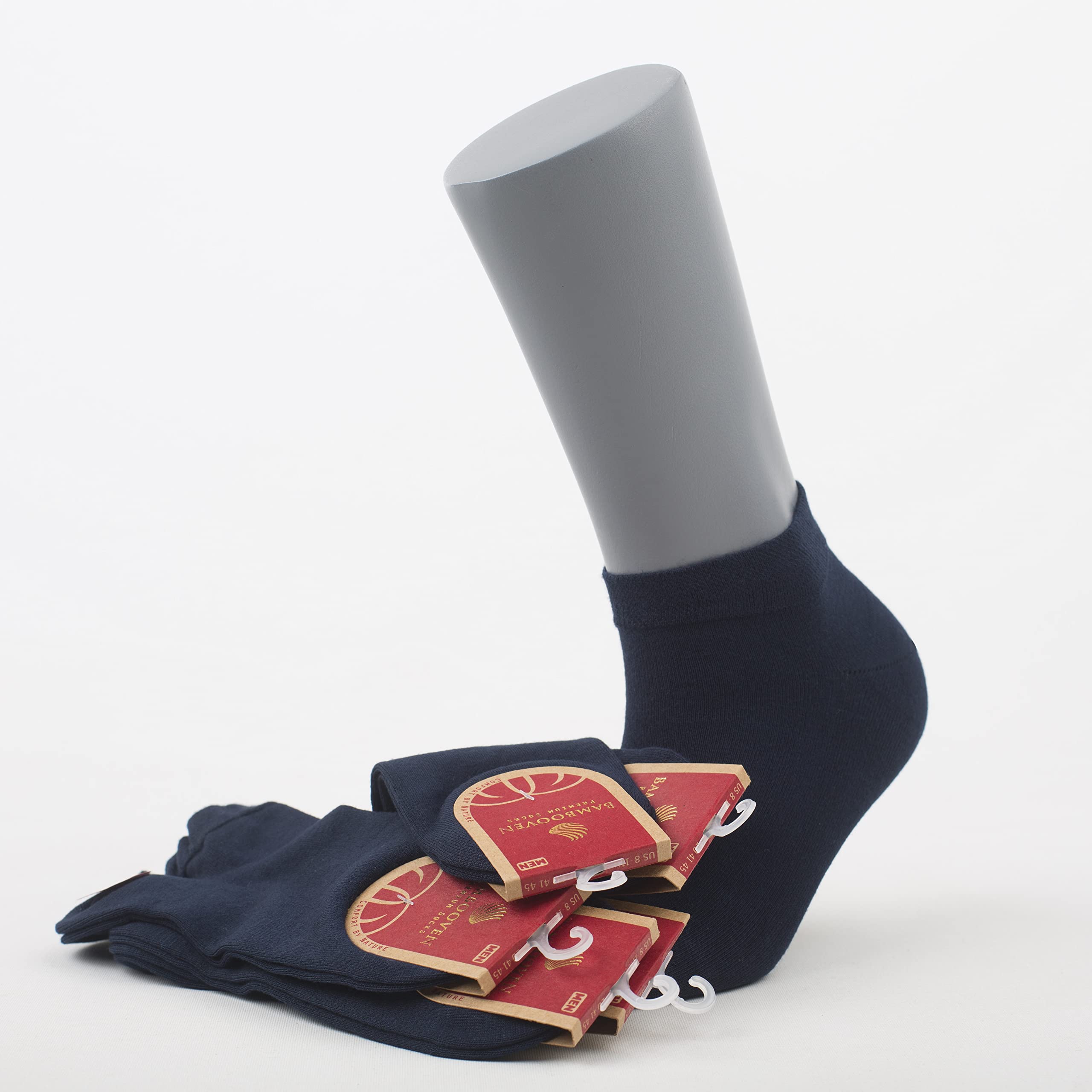 Bambooven Men & Women Casual Ankle Socks – Soft & Breathable (6 or 12 Pack) - Bambooven