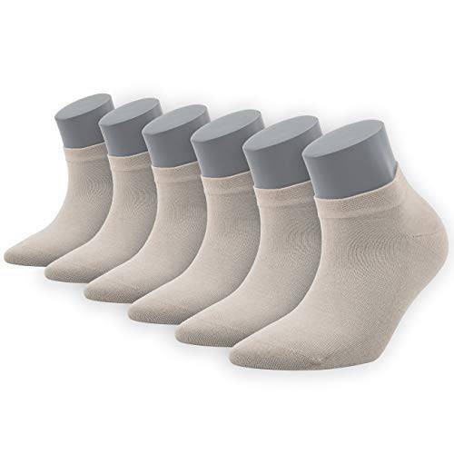 Bambooven Men & Women Casual Ankle Socks – Soft & Breathable (6 or 12 Pack) - Bambooven
