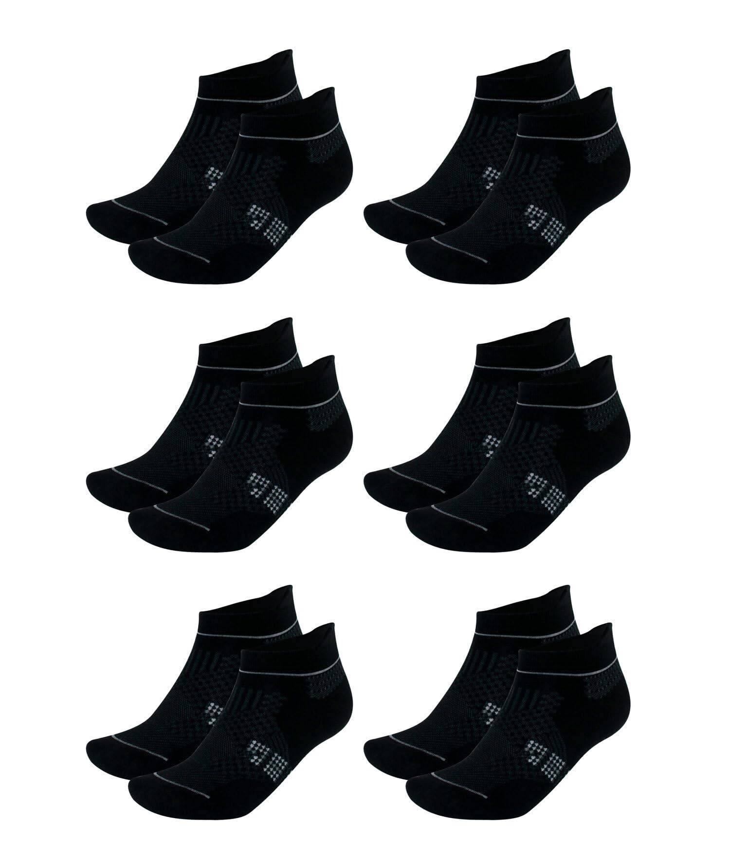 Bambooven Men & Women Casual Ankle Socks – Soft & Breathable (6 or 12 Pack) - Bambooven