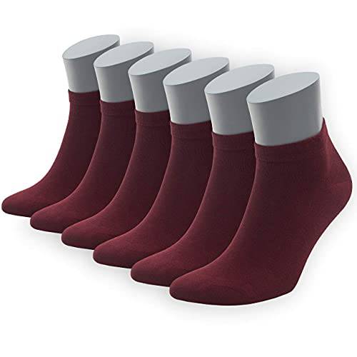 Bambooven Men & Women Casual Ankle Socks – Soft & Breathable (6 or 12 Pack) - Bambooven