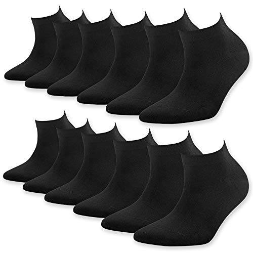 Bambooven Men & Women Casual Ankle Socks – Soft & Breathable (6 or 12 Pack) - Bambooven