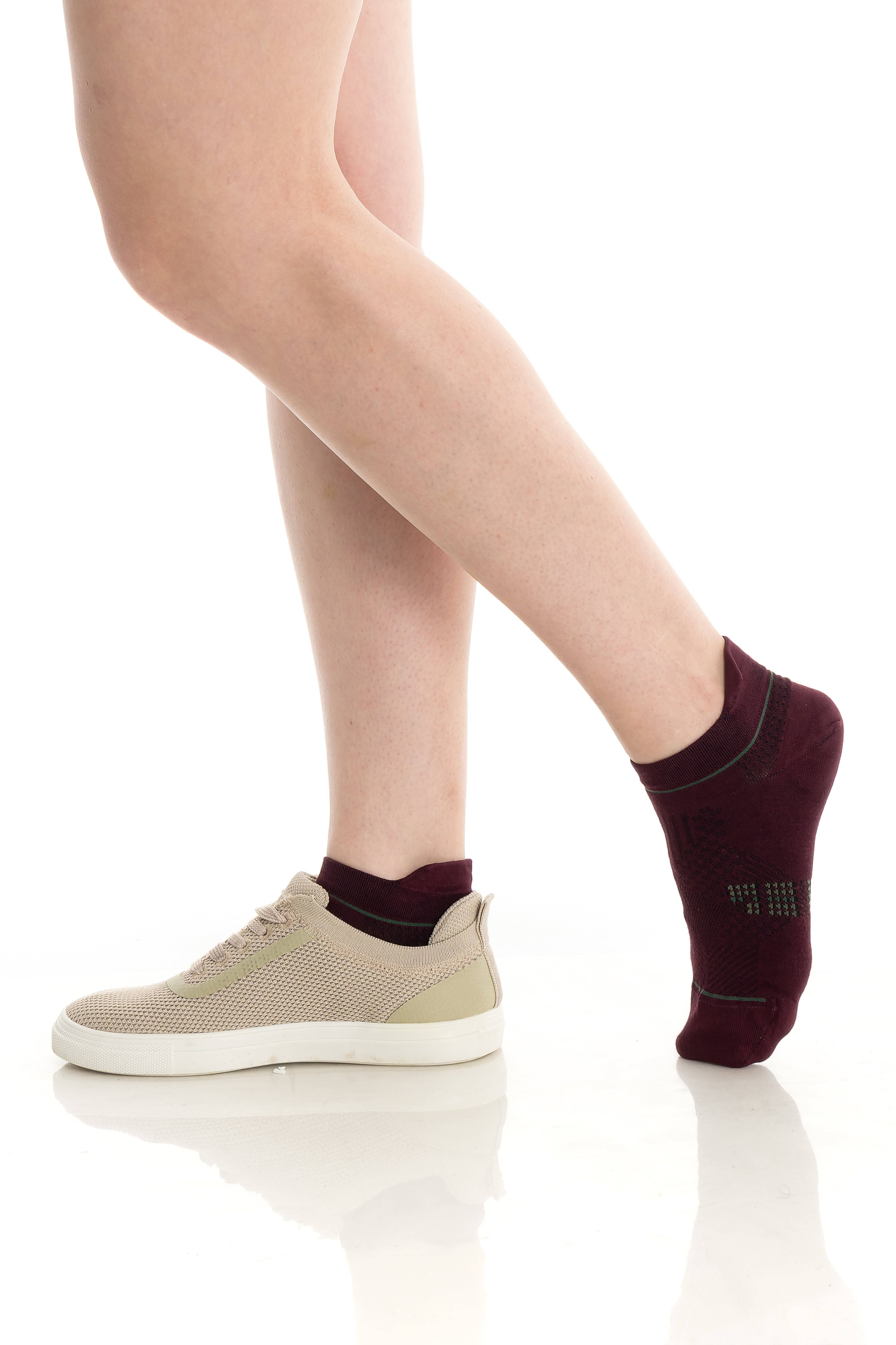Bambooven Men & Women Casual Ankle Socks – Soft & Breathable (6 or 12 Pack) - Bambooven