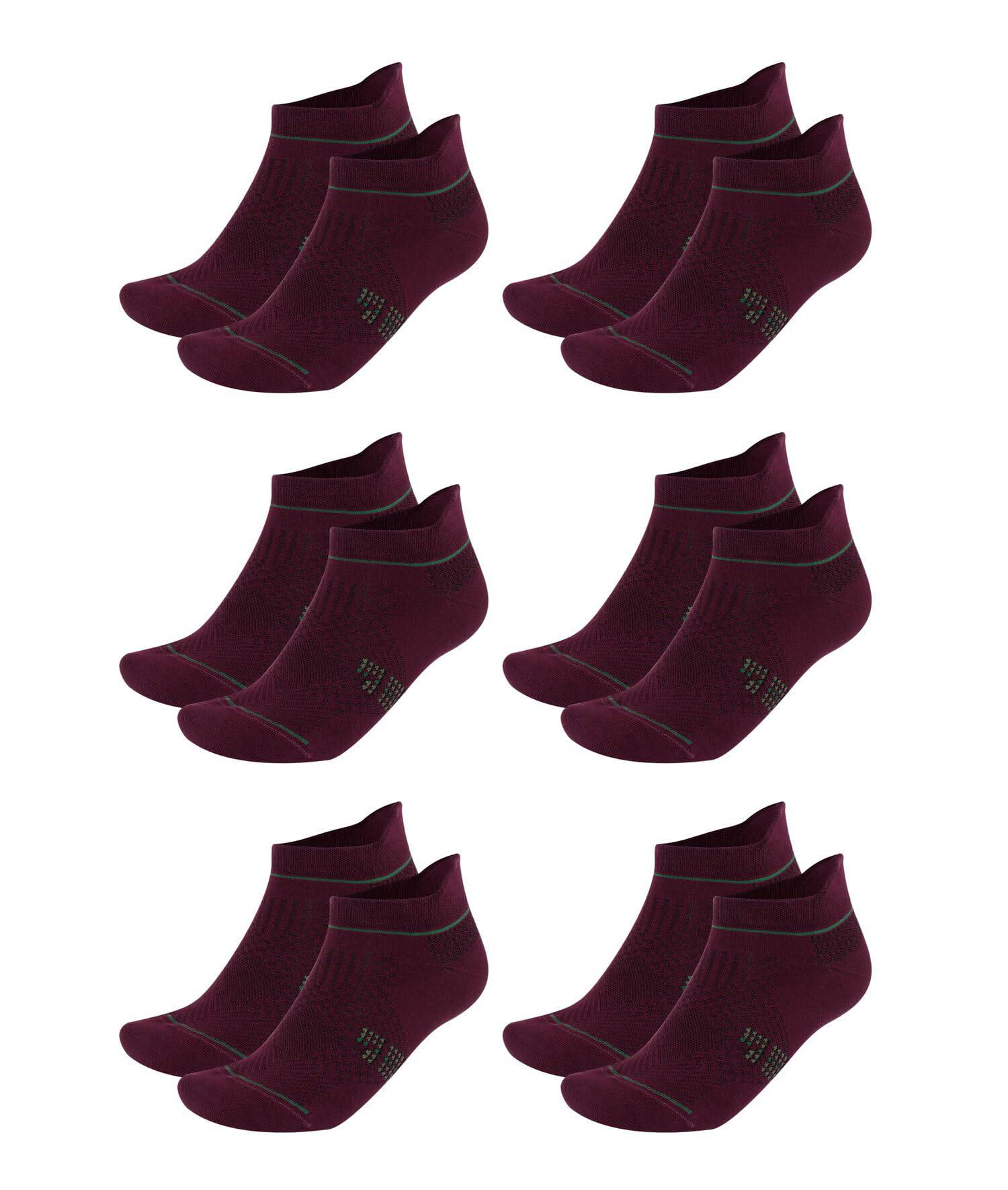Bambooven Men & Women Casual Ankle Socks – Soft & Breathable (6 or 12 Pack) - Bambooven