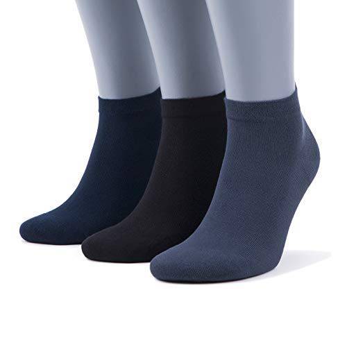Bambooven Men & Women Casual Ankle Socks – Soft & Breathable (6 or 12 Pack) - Bambooven