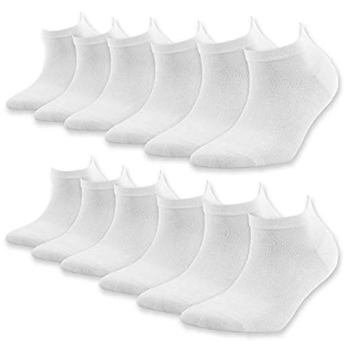 BAMBOOVEN Men & Women Casual Ankle Socks – Premium Bamboo, Super Soft, Odor Free and Breathable, Ankle Socks, Low-Cut Socks, Sneaker Socks, Luxury Bamboo Fibers(6 or 12 Pack) - Bambooven