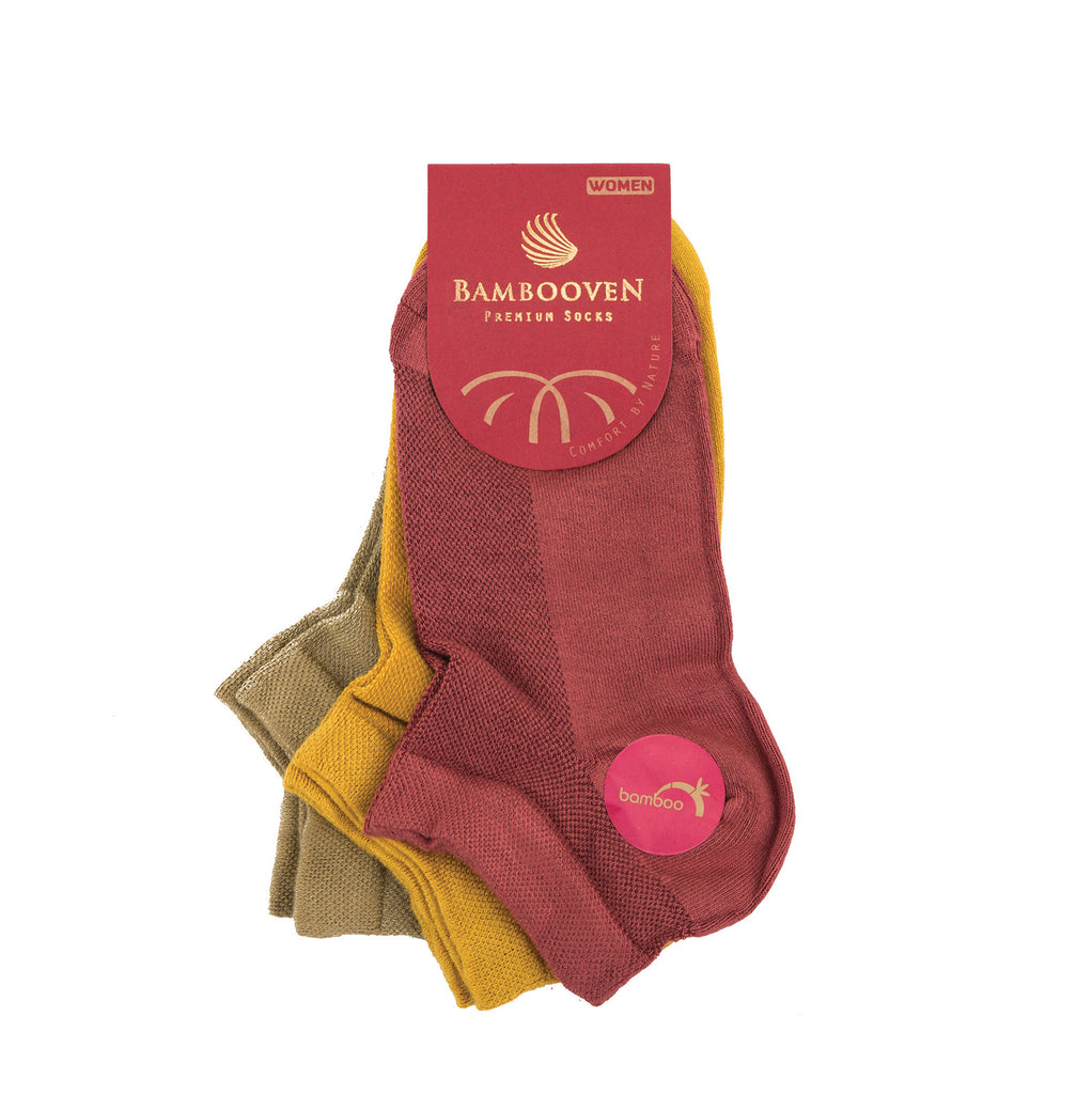 Bamboo Seamless ankle socks for women by Bambooven.